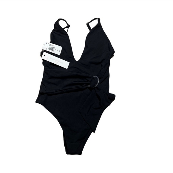 NWT Jonathan Simkhai black one piece swimsuit size medium - Picture 8 of 14